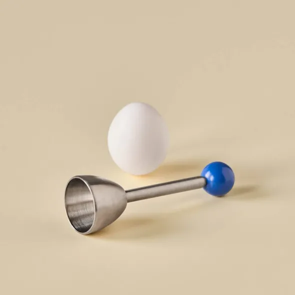 Äggtoppare 13 cm blå