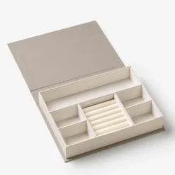 Gilded smyckeskrin 26x20 cm beige/guld