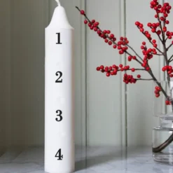 Gille kalenderljus 1-4 27 cm svart