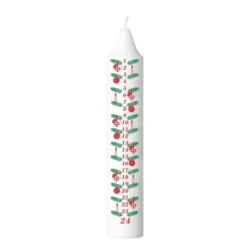 Gille kalenderljus 1-24 27 cm svart