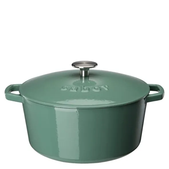 Gjutjärnsgryta 4,4 L 28 cm sea green