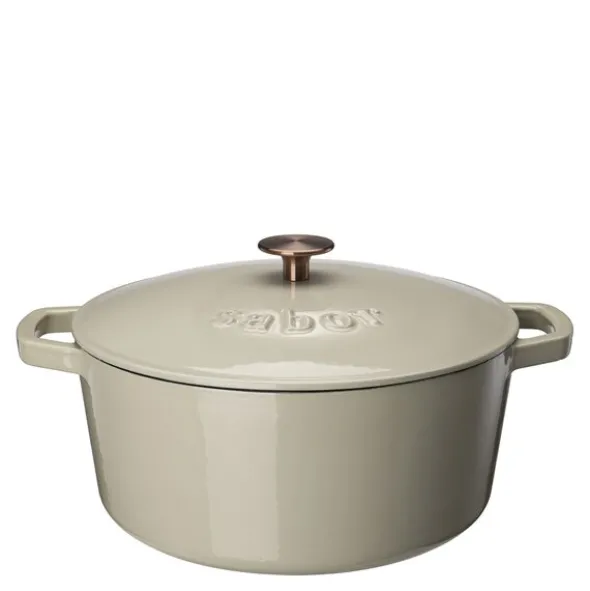 Gjutjärnsgryta 6,7 L varmgrå