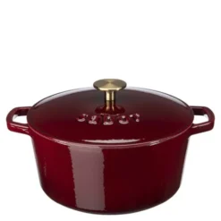 Gjutjärnsgryta 4,4 L zinfandel/mässing