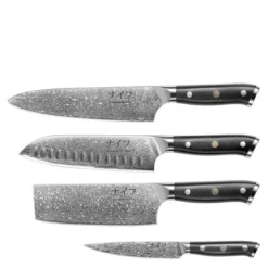 G10 knivset 4 delar svart
