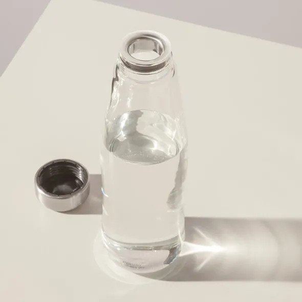 Glaskaraff med lock 1,3 L Klar