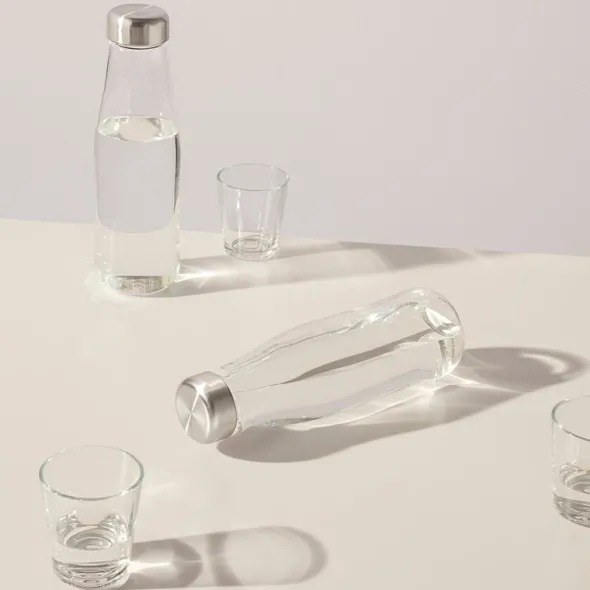 Glaskaraff med lock 1,3 L Klar