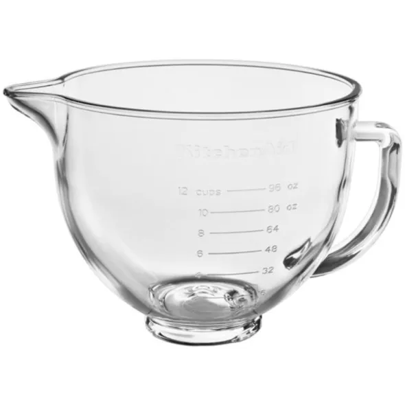 Glasskål till köksmaskin 4,7 L