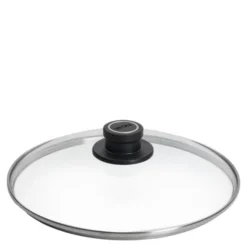 Glass Lid lock 26 cm med ventil klart glas