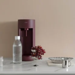 Glassy kolsyremaskin med 1 L glasflaska beetroot