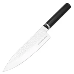 Glima kockkniv 20 cm stål/svart