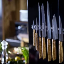 Gourmet knivset brödkniv 21 cm & skalkniv 10 cm masurbjörk