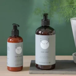 Grapefruit handkräm 250 ml pumpflaska ljusblå