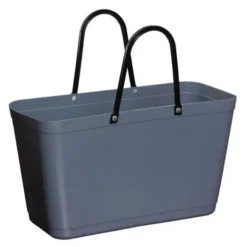 Green Plastic väska stor 15 L duvblå