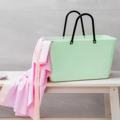 Green Plastic väska stor 15 L ljusgrön