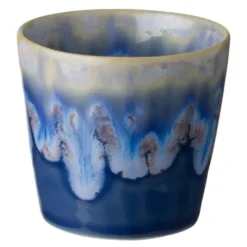 Gres Bägare 21 cl 8x7,5 cm Blå