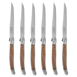 Grillbestick kniv 23 cm 6-pack Wood