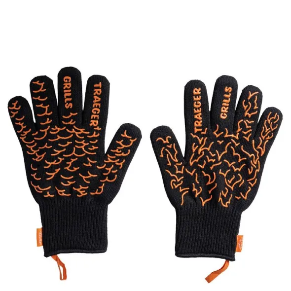 Grillhandskar svart/orange