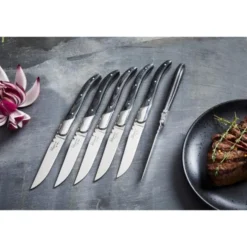 Grillkniv 6-pack ibenholt svart