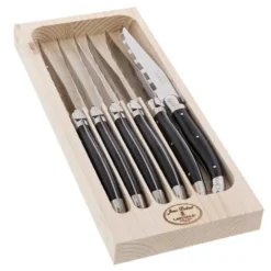 Grillkniv 6-pack Rostfritt stål Svart