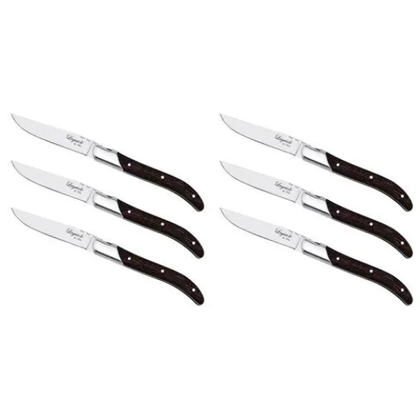 Grillkniv 6-pack wengé