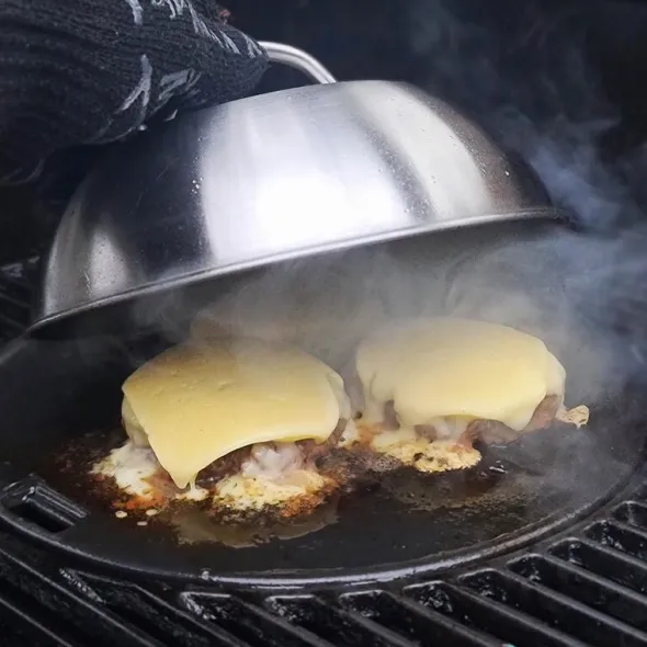 Grillkupa 22,5 cm stål