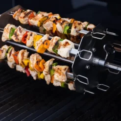 Grillspetthållare till rotisserie 31x18 cm rostfritt stål