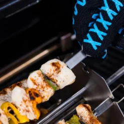 Grillspetthållare till rotisserie 31x18 cm rostfritt stål