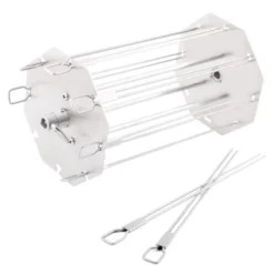 Grillspetthållare till rotisserie 31x18 cm rostfritt stål