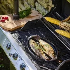 Grill2Table oval grillplatta 41 cm svart