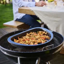 Grill2Table ugnsform halvmåne 43 cm svart
