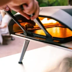 Grizzler Plate tvåsidig grillplatta 32 cm gjutjärn med ställ