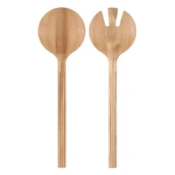 Groove salladsbestick akacia 30,5 cm 2 delar