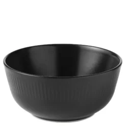 Groovy skål 14,5 cm stengods svart