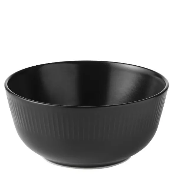 Groovy skål 14,5 cm stengods svart