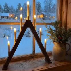 Halland adventsljusstake 59 cm gråbets