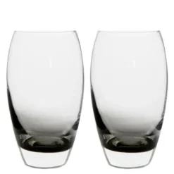 Halo/Praline Stor Tumbler 54 cl 2-Pack Svart/Klar
