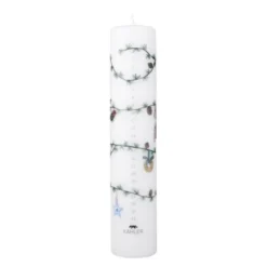 Hammershøi Christmas adventsljus 2026 25 cm vit med dekor