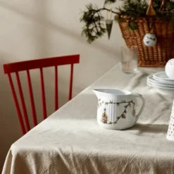 Hammershøi Christmas såskanna 66 cl vit med dekor