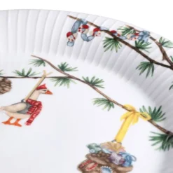 Hammershøi Christmas tallrik 27 cm vit med dekor