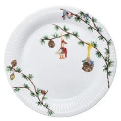 Hammershøi Christmas tallrik 27 cm vit med dekor
