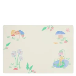 Hammershøi Kids bordstablett 43x30 cm vit med dekor