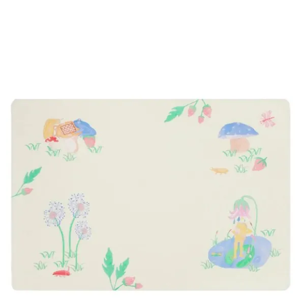 Hammershøi Kids bordstablett 43x30 cm vit med dekor
