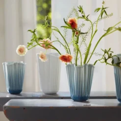 Hammershøi Unfold vas 16,5 cm blå
