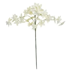 Happia blomsterdekoration 7 cm gul