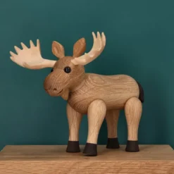 Harald Moose träfigur 15,5 cm ek