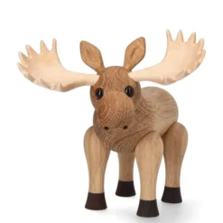 Harald Moose träfigur 15,5 cm ek