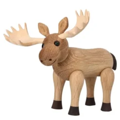 Harald Moose träfigur 15,5 cm ek