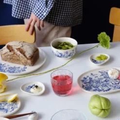 Haru Mumin soyaskål vit/blå