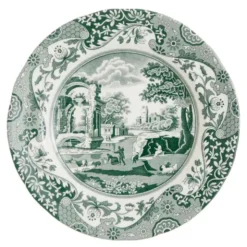 Heritage Green Italian assiett 15 cm grön/vit