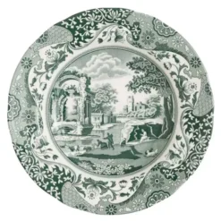 Heritage Green Italian djup tallrik 23 cm grön/vit